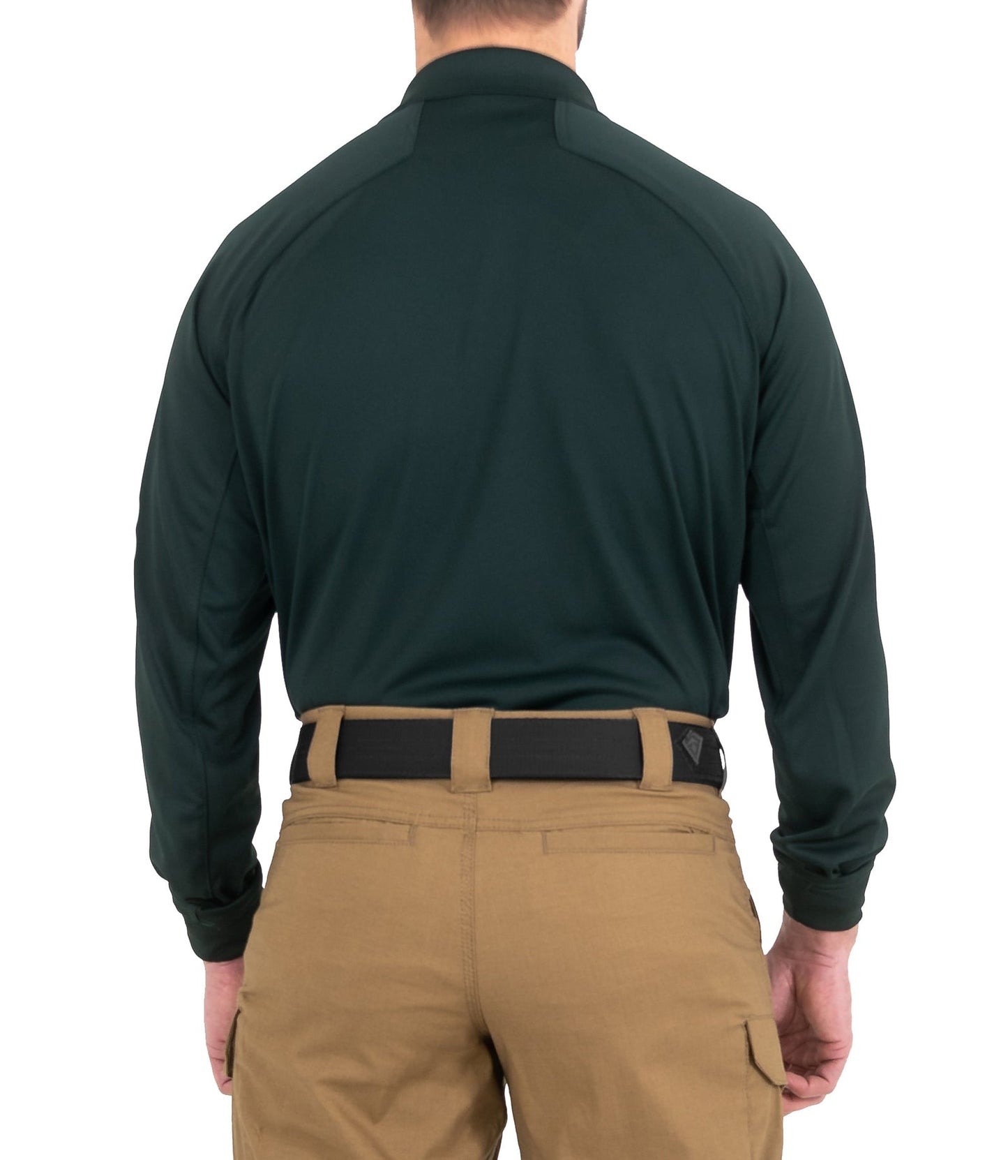 First Tactical Men's Performance Long Sleeve Polo - Spruce Green