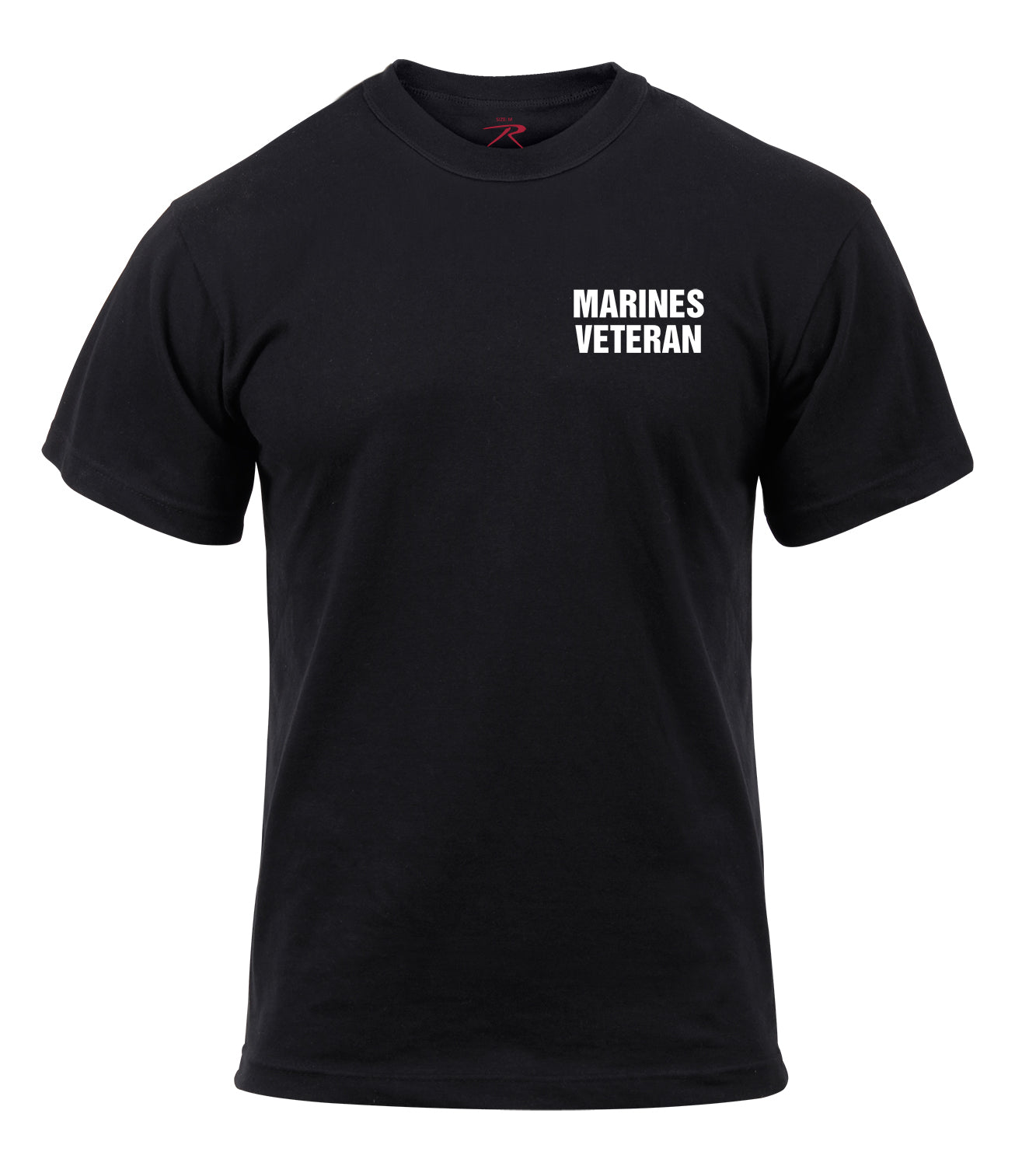 Rothco Veteran T-Shirt - Marines, Navy and Air Force - Black