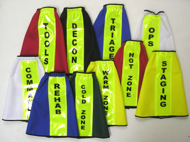 343 Fire Traffic Cone ID Covers