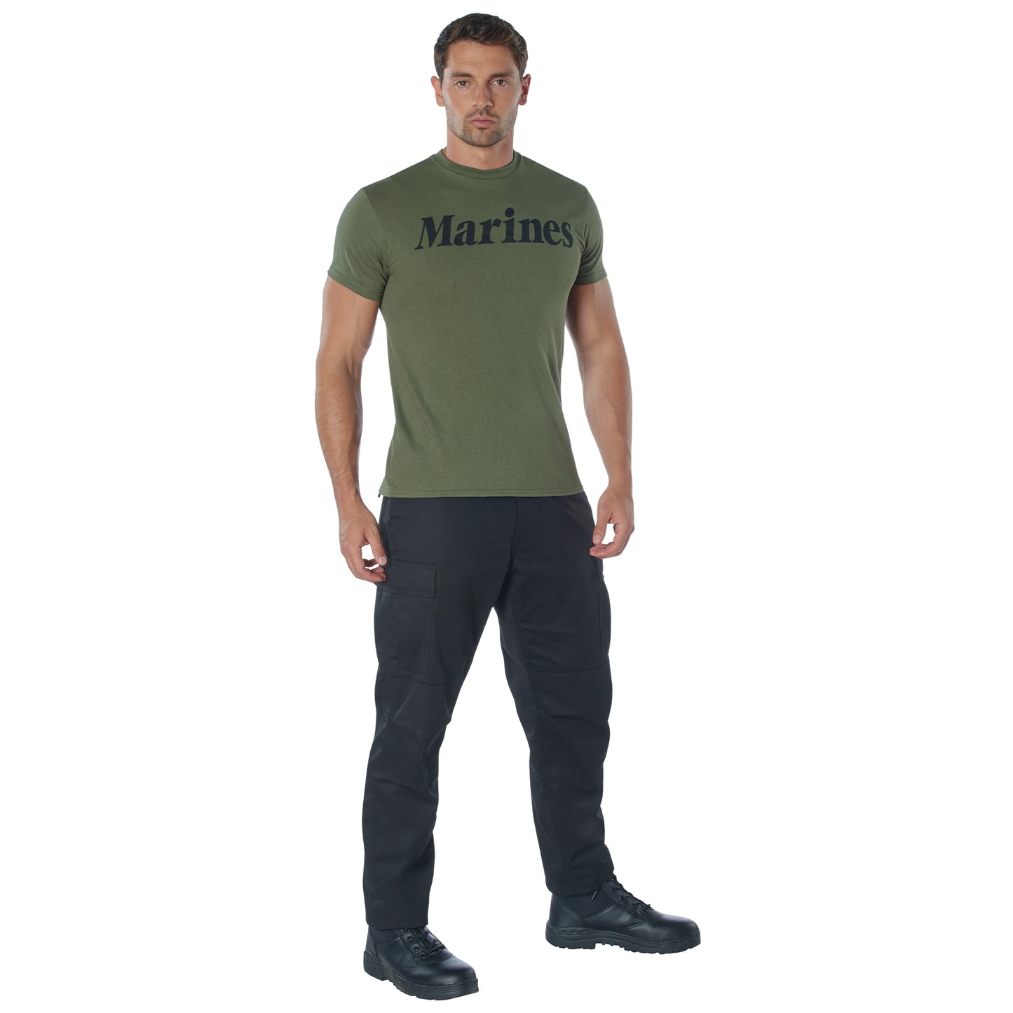 Rothco Marines Olive Drab Military Physical Training T-Shirt