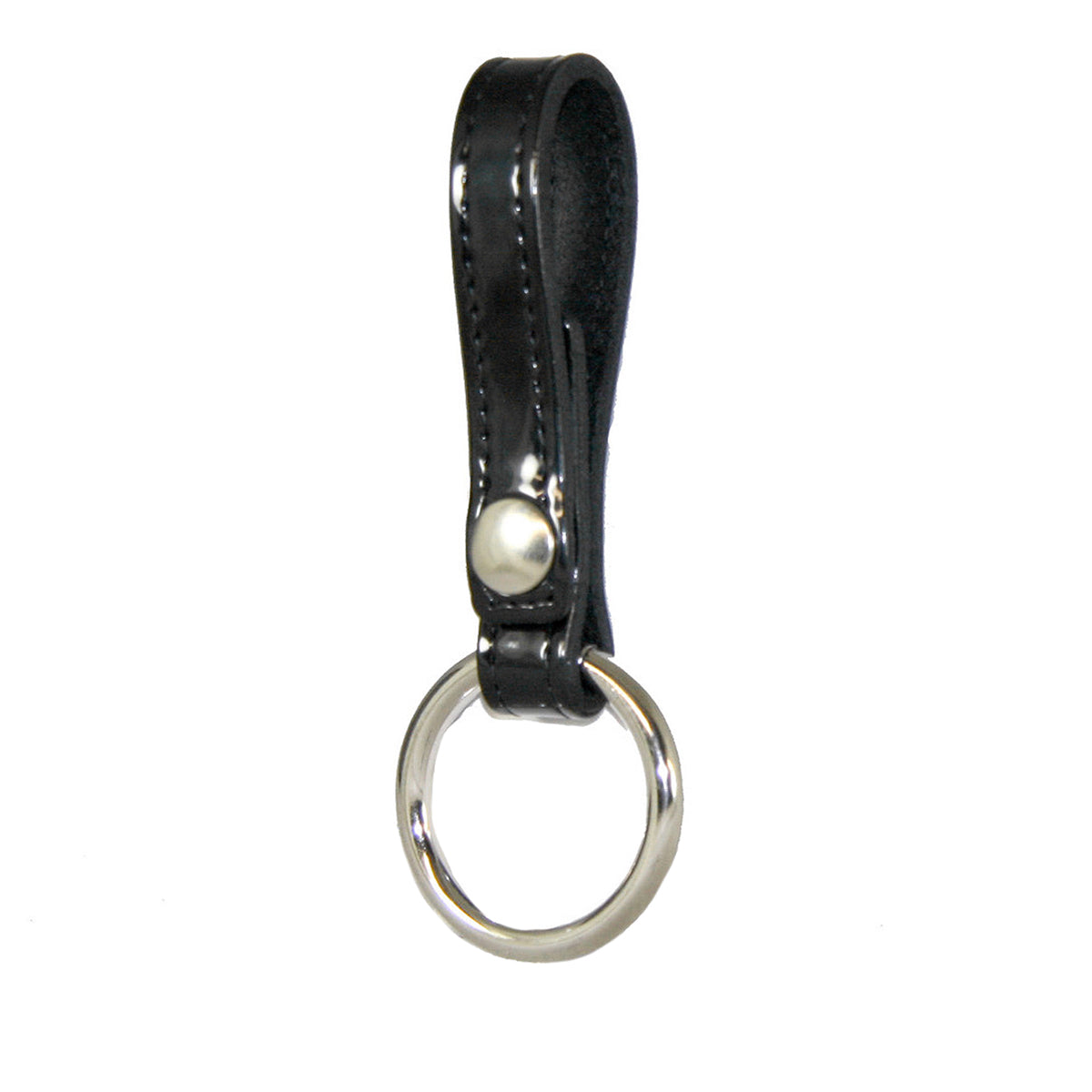 Boston Leather 5450 – 1.5″ Steel Baton Ring, Leather