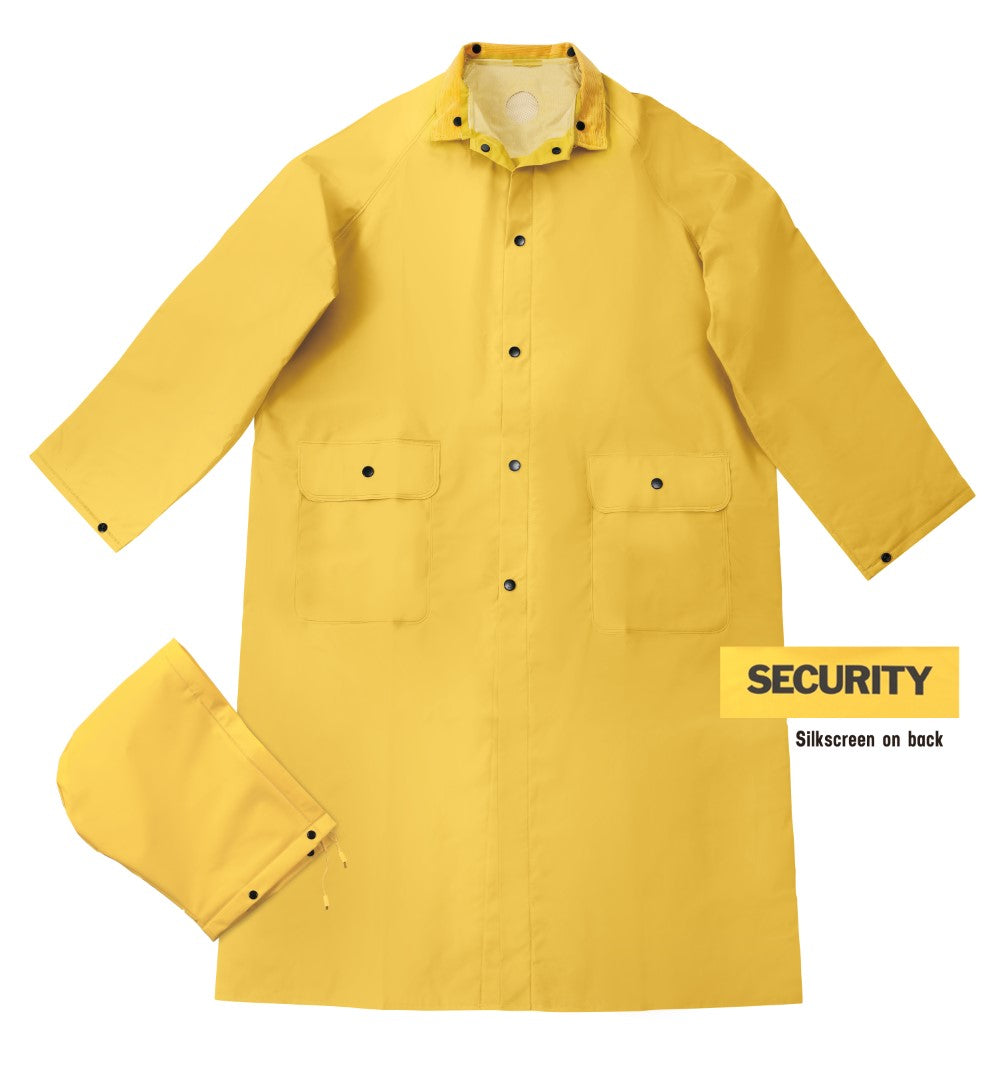 Liberty Uniform Raincoat with Security on Back