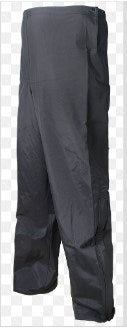 Flying Cross Reversible Black/Yellow Rain Pants with Leg Zippers
