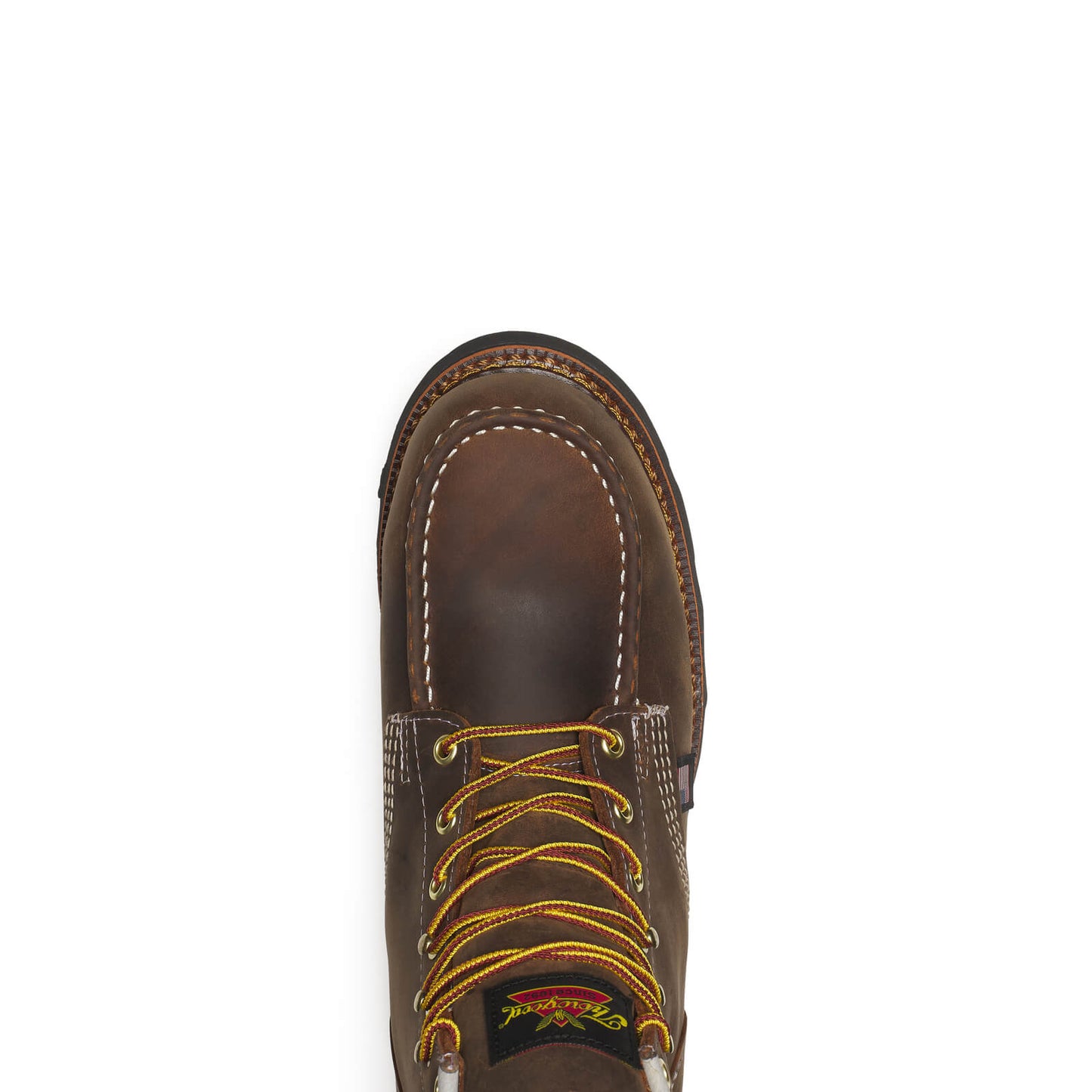 Thorogood 1957 Series – WP 6″ Crazy Horse Steel Moc Toe BLK Wedge