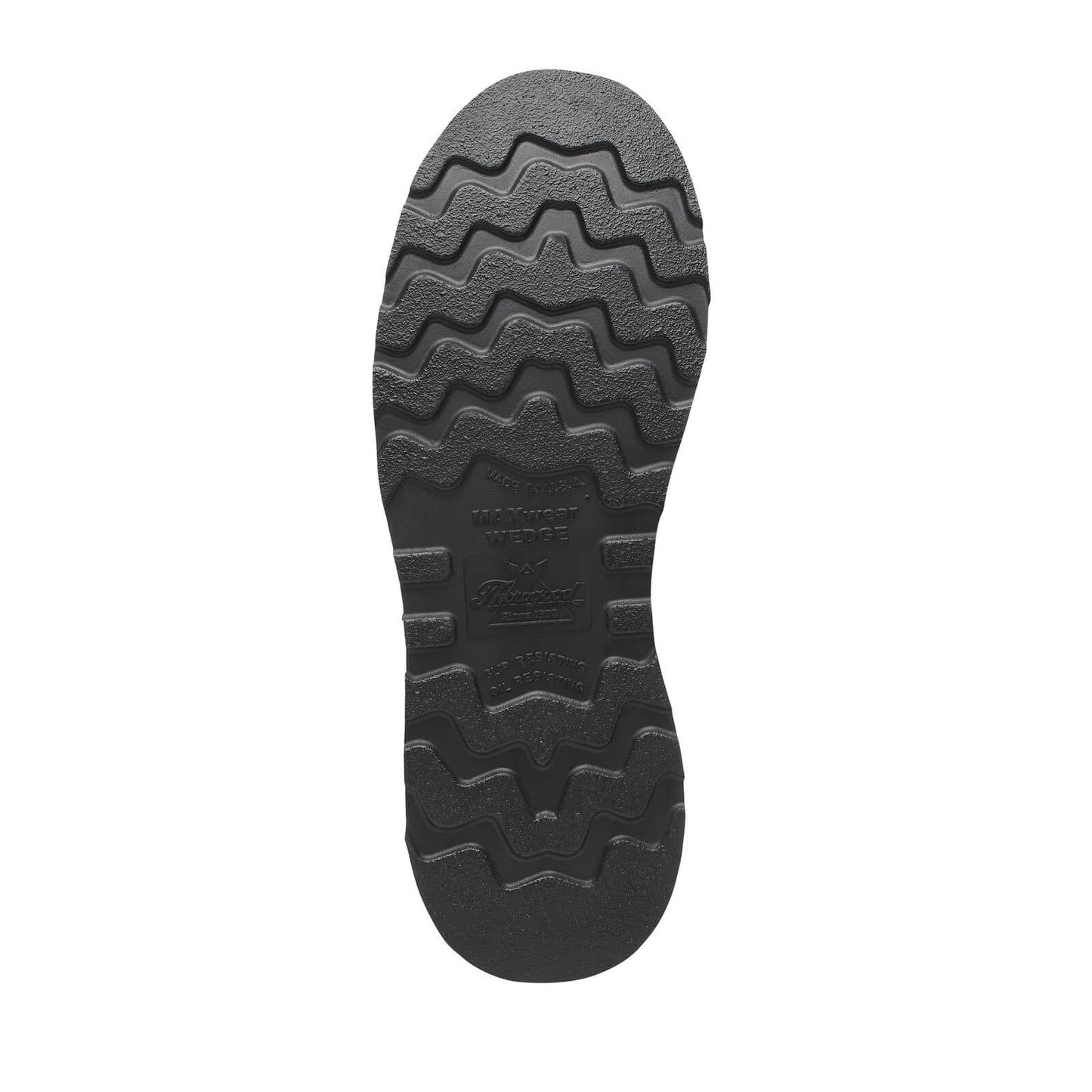 Thorogood American Heritage – 8″ Crazy Horse – Moc Toe Black MAXWear Wedge