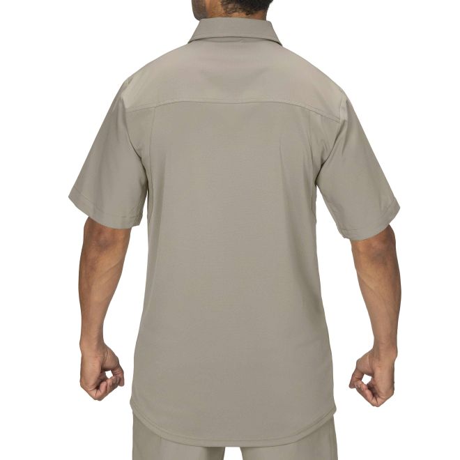 Blauer FlexRS Short Sleeve ArmorSkin Base Shirt - Silver Tan