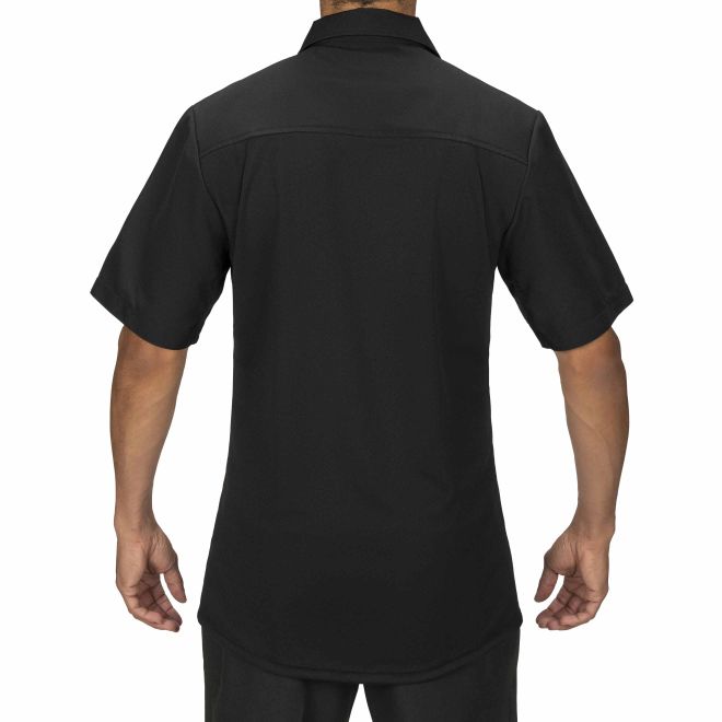 Blauer Short Sleeve Polyester Armorskin Base Shirt - Black