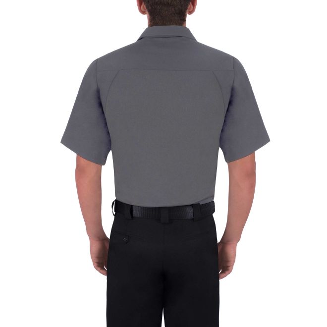 Blauer Short Sleeve Polyester Armorskin Base Shirt - Gray