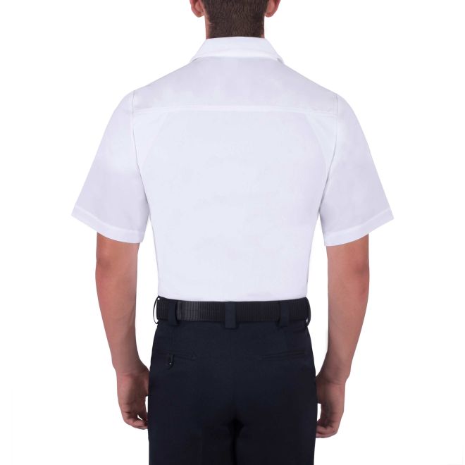 Blauer Short Sleeve Polyester Armorskin Base Shirt - White