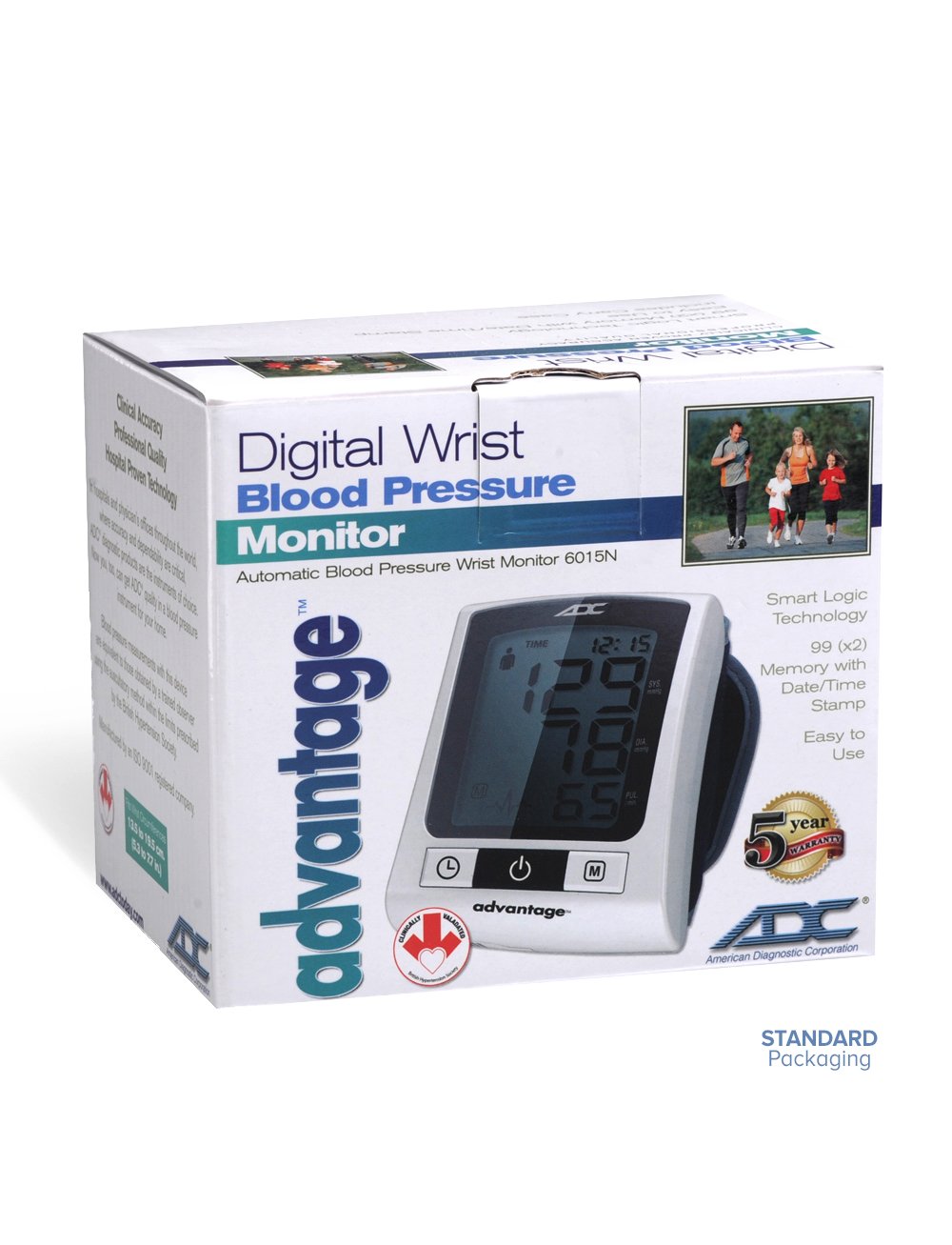 ADC Advantage™ 6015N - Wrist Digital BP Monitor