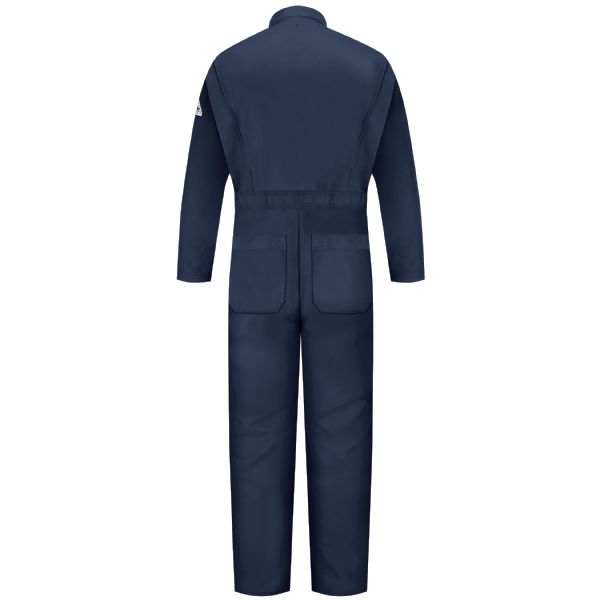 Bulwark Men's Midweight Excel FR Classic Industrial Coverall - Navy