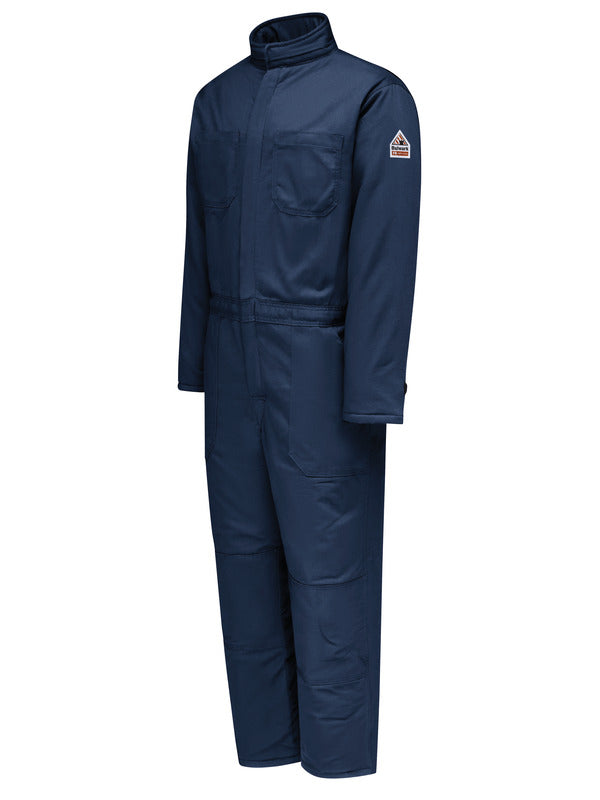 Bulwark Men's Excel FR® ComforTouch® Premium Insulated Coverall - Navy