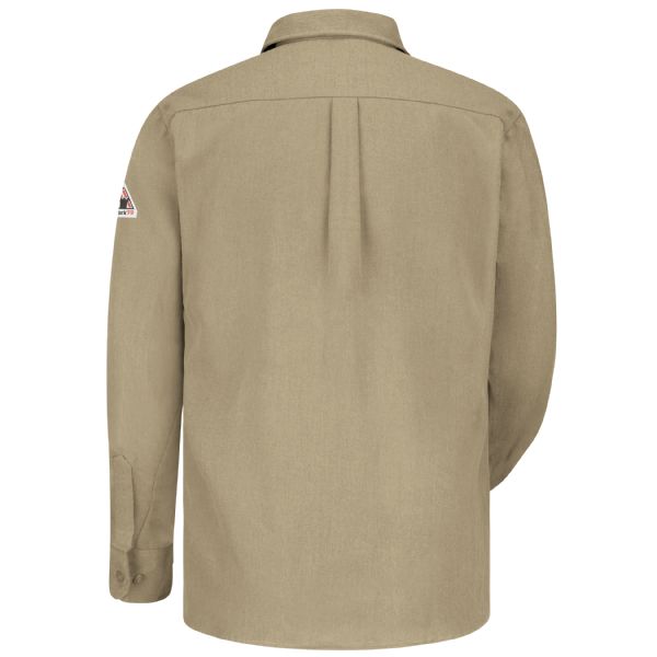 Bulwark Men's Lightweight FR Uniform Shirt - Khaki