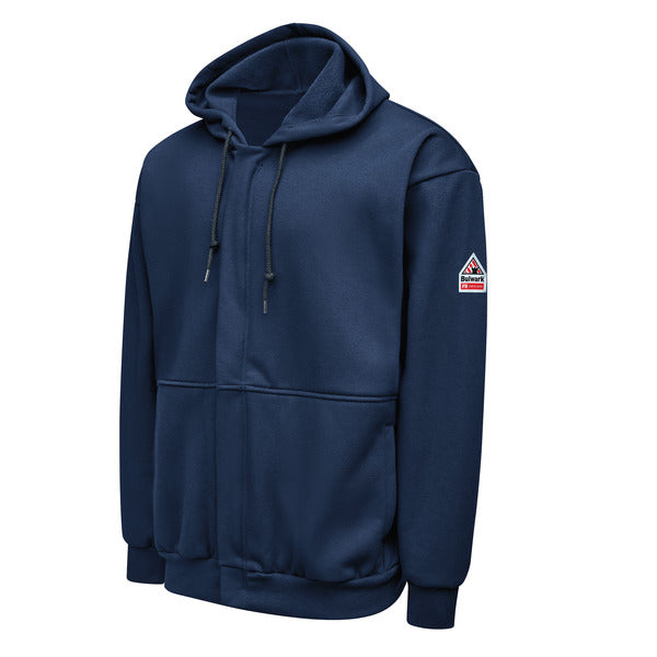 Bulwark Men's Full Zip Hooded Fleece - Navy