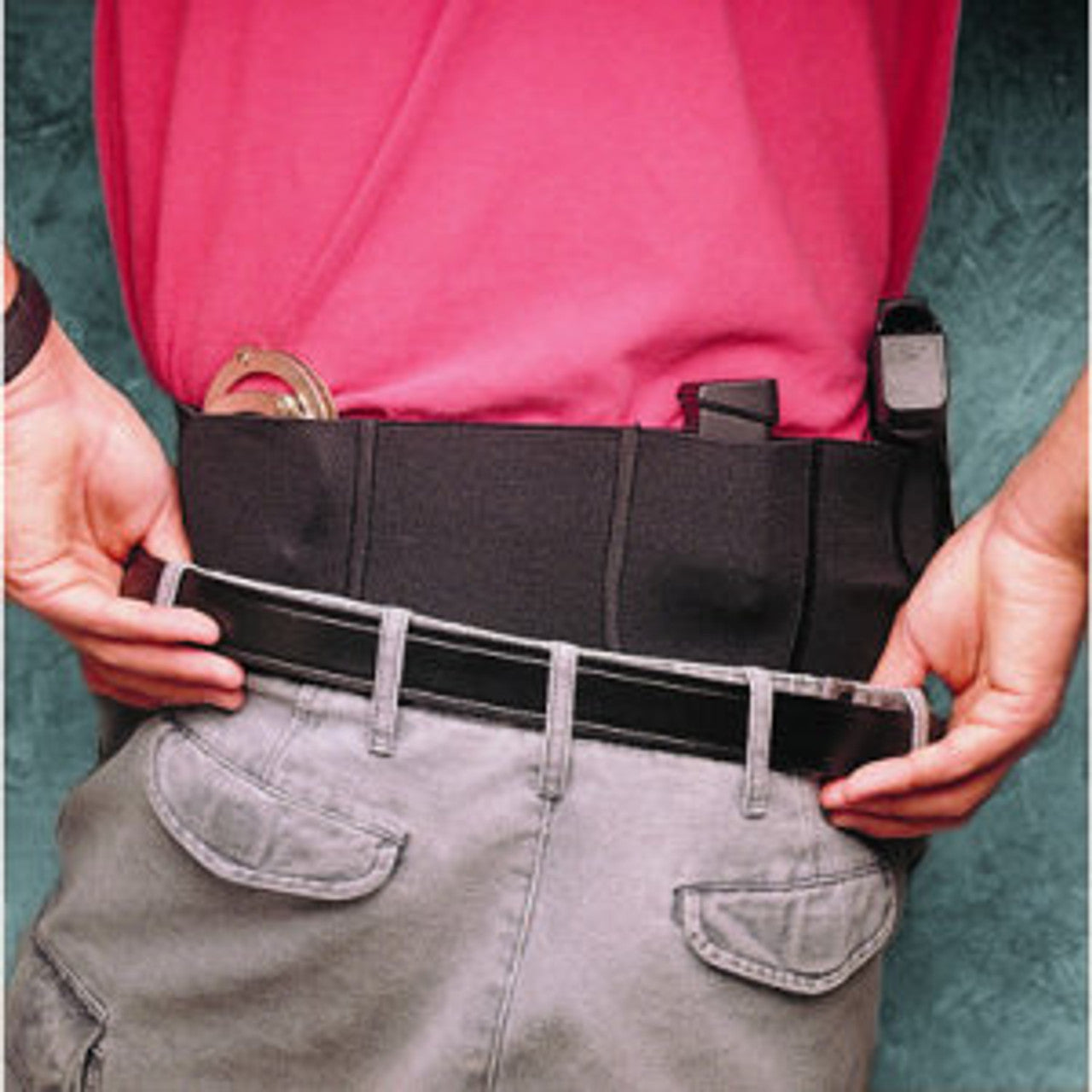 DeSantis GunHide Belly Band, Para Ordnance Make, Black with Ambidextrous Fit