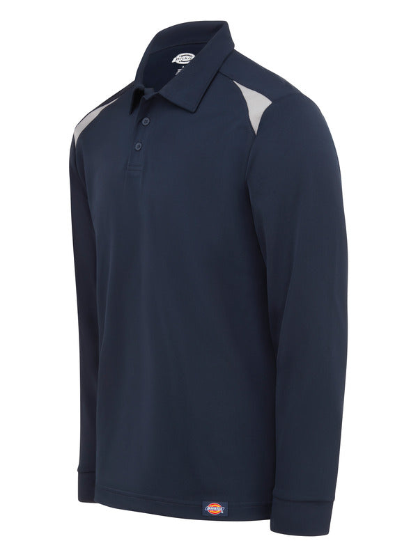 Dickies Men's Team Performance Long-Sleeve Polo