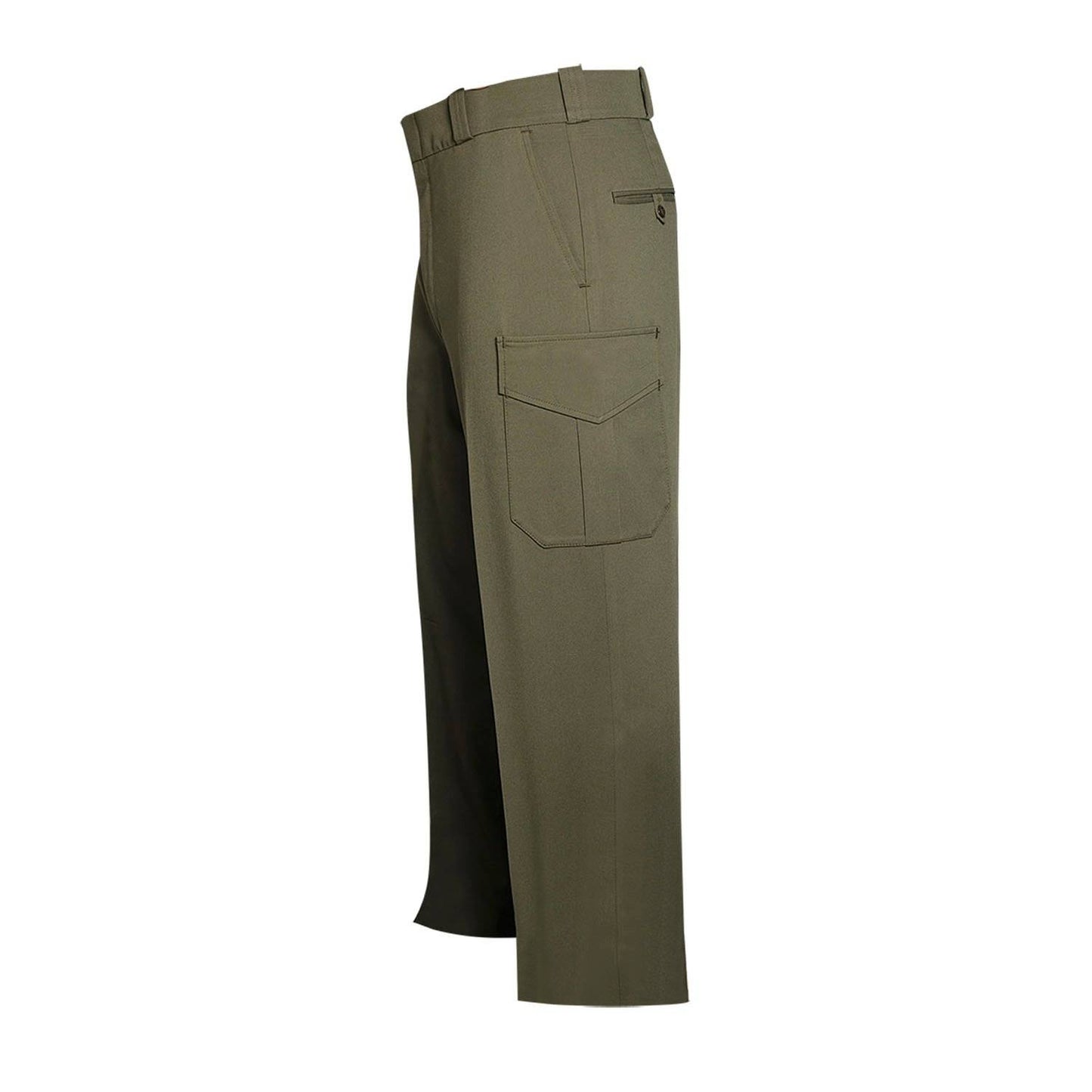 Flying Cross Valor 65% Poly/35% Cotton Men's Pants W/Cargo Pocket, Forest Green