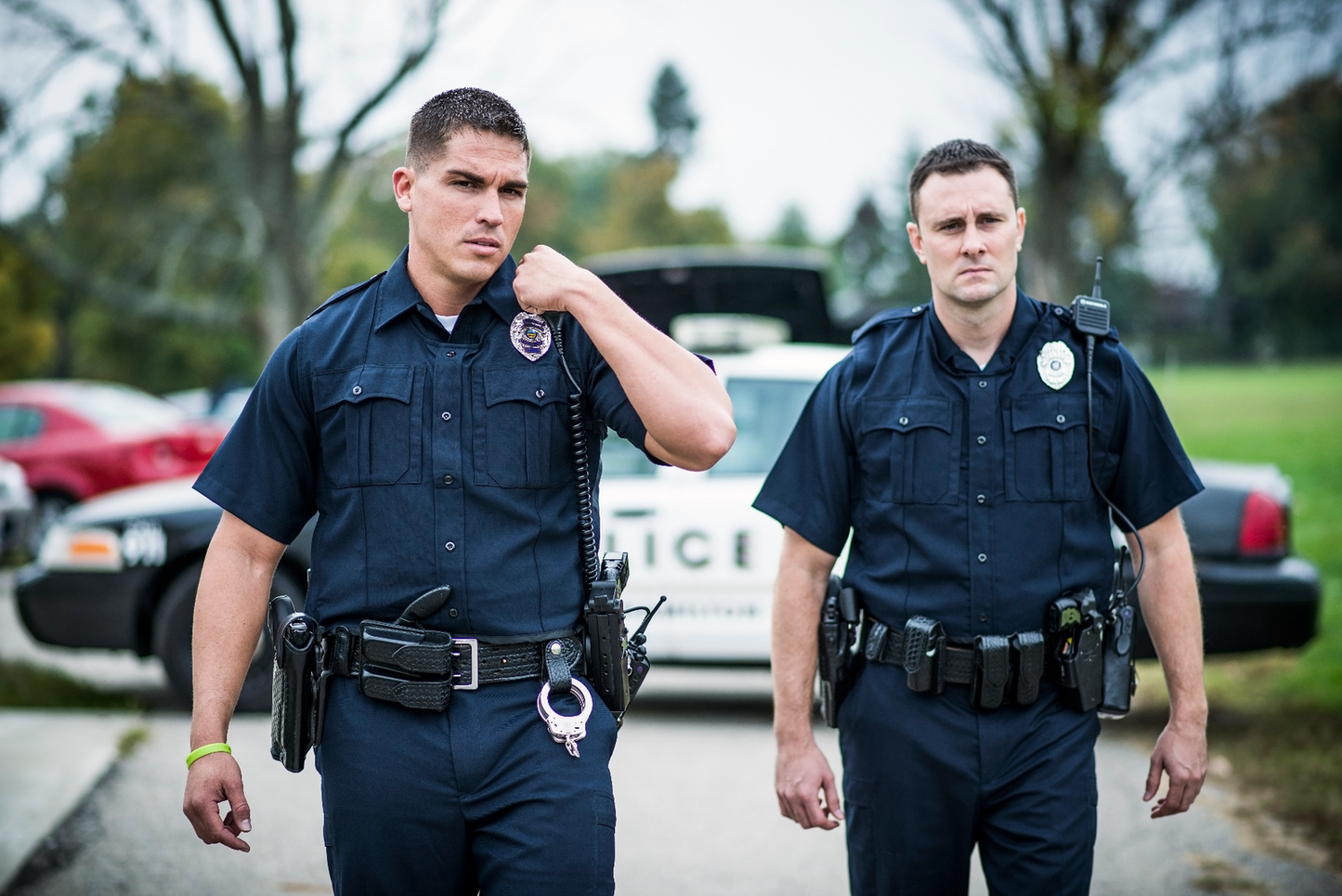 Flying Cross Justice Men'S Short Sleeve Shirt Navy Blue