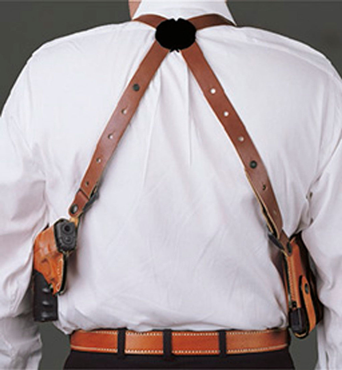 DeSantis GunHide FULL HARNESS, WIDE, Black with Ambidextrous Fit