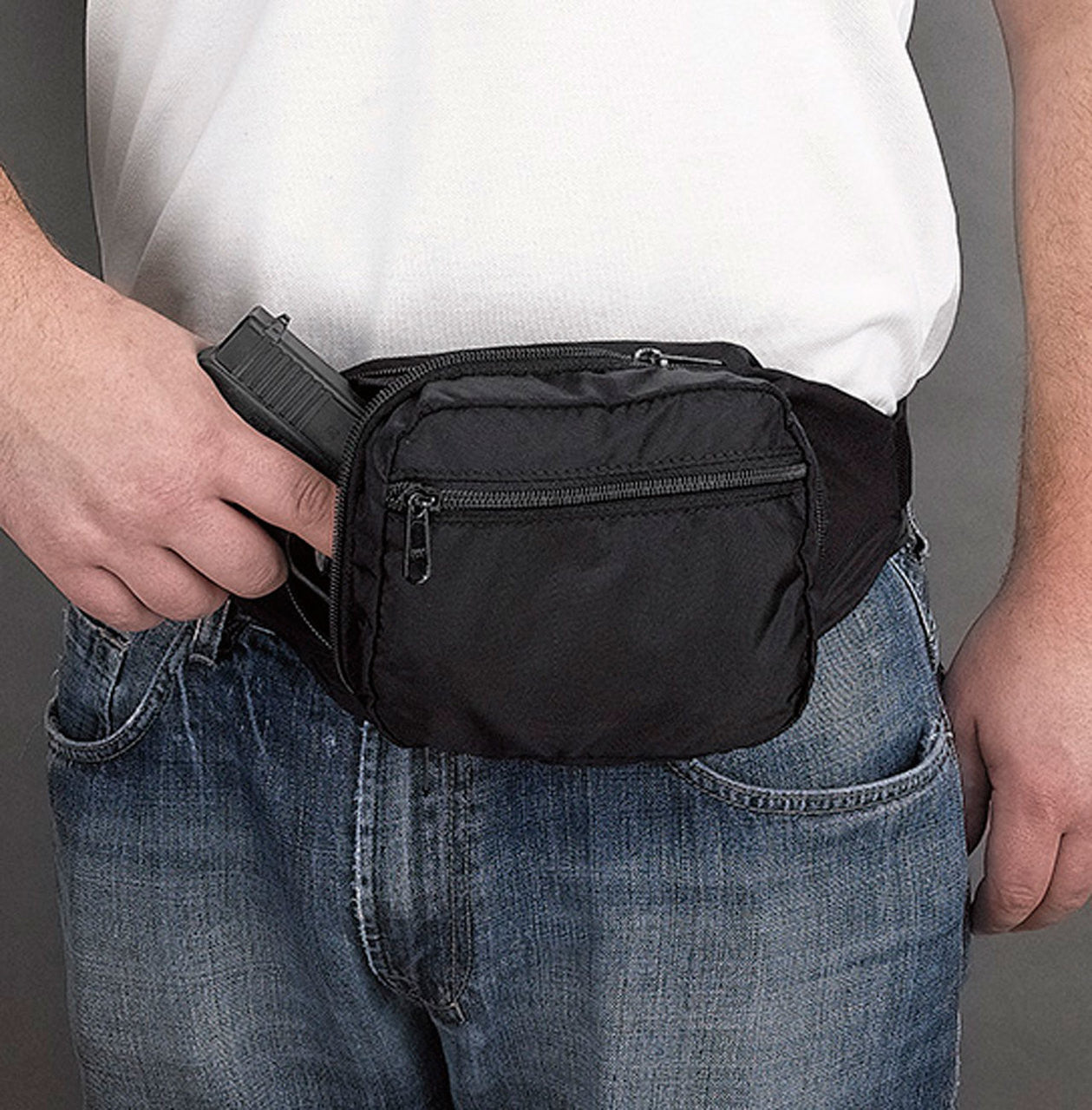 DeSantis GunHide GUNNY SACK JR, Walther Make, Black with Ambidextrous Fit