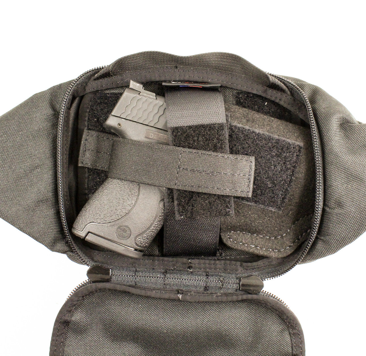 DeSantis GunHide GUNNY SACK JR, Ruger Make, Black with Ambidextrous Fit