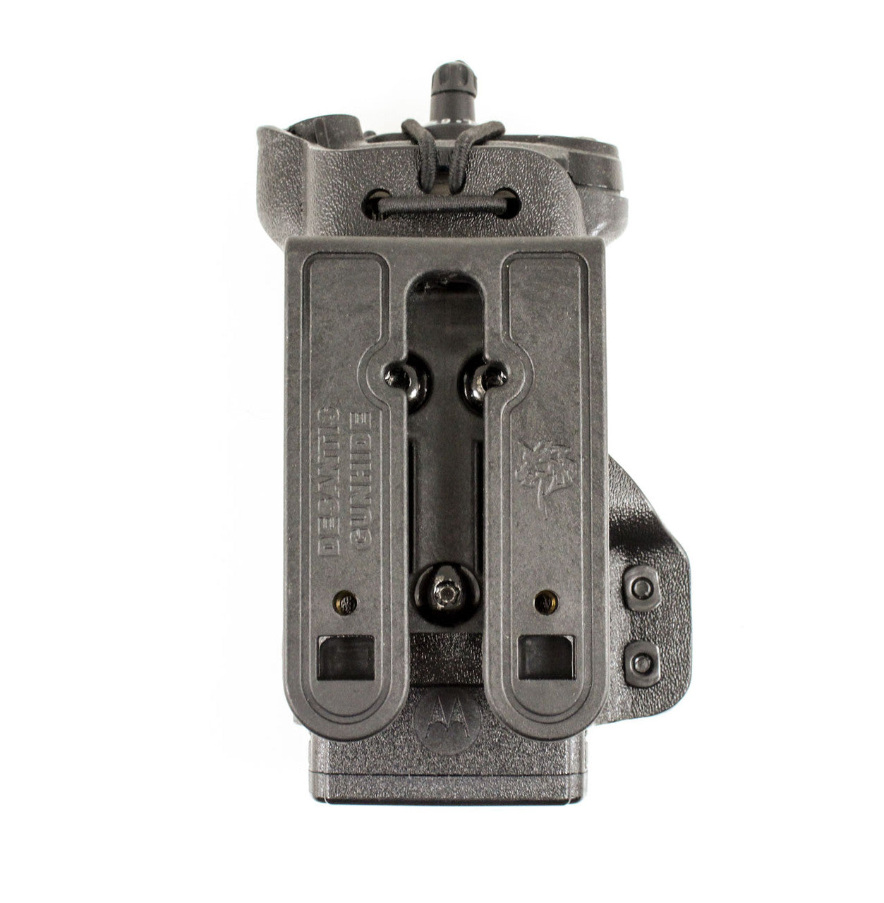 DeSantis GunHide 1 1/2" MOLLE/BELT BACK HANGER, Black With Ambidextrous Fit