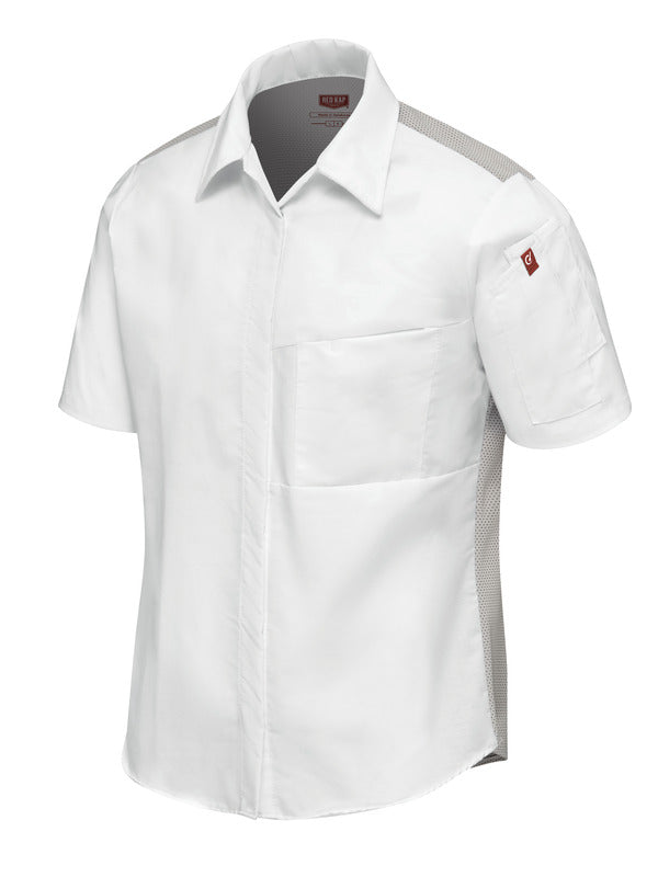 Red Kap Women's Airflow Cook Shirt with OilBlok