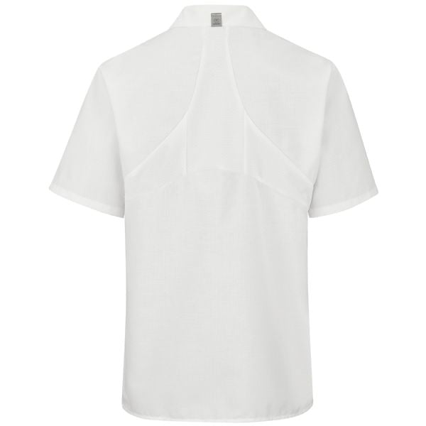 Red Kap Women's Short Sleeve Cook Shirt with OilBlok + MIMIX®