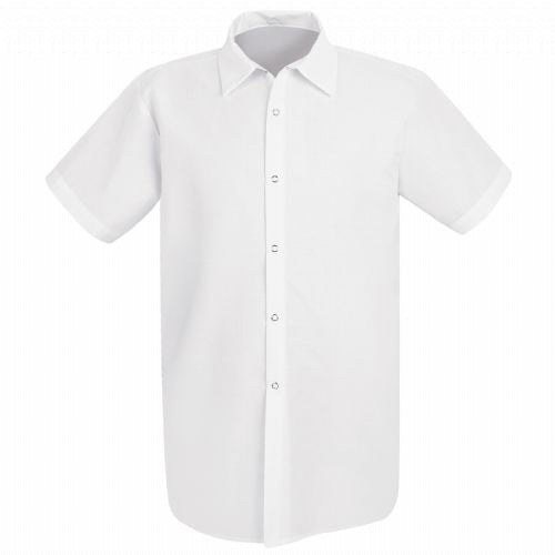Red Kap Spun Poly Long Cook Shirt - White