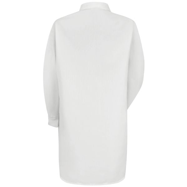 Red Kap Unisex Specialized Cuffed Lab Coat with Interior Pocket - White