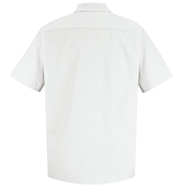 Red Kap Men's Short Sleeve Specialized Pocketless Work Shirt