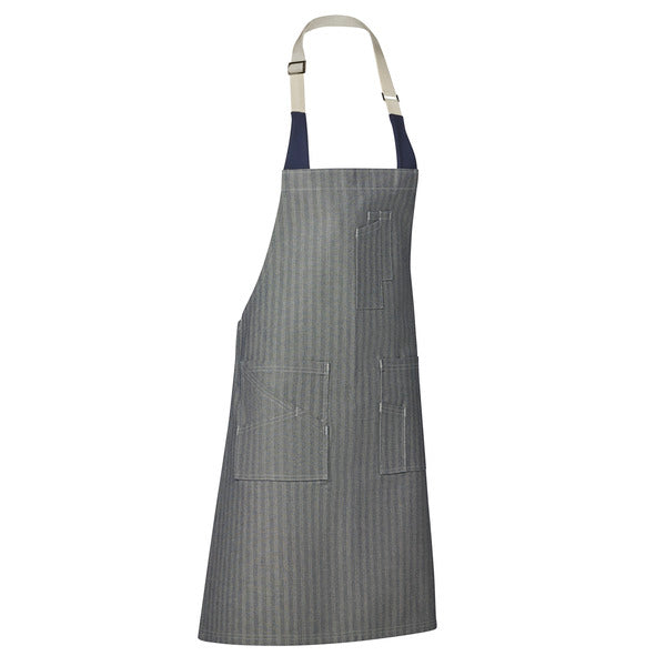 Red Kap Herringbone Flex Strap Utility Bib Apron - Herringbone