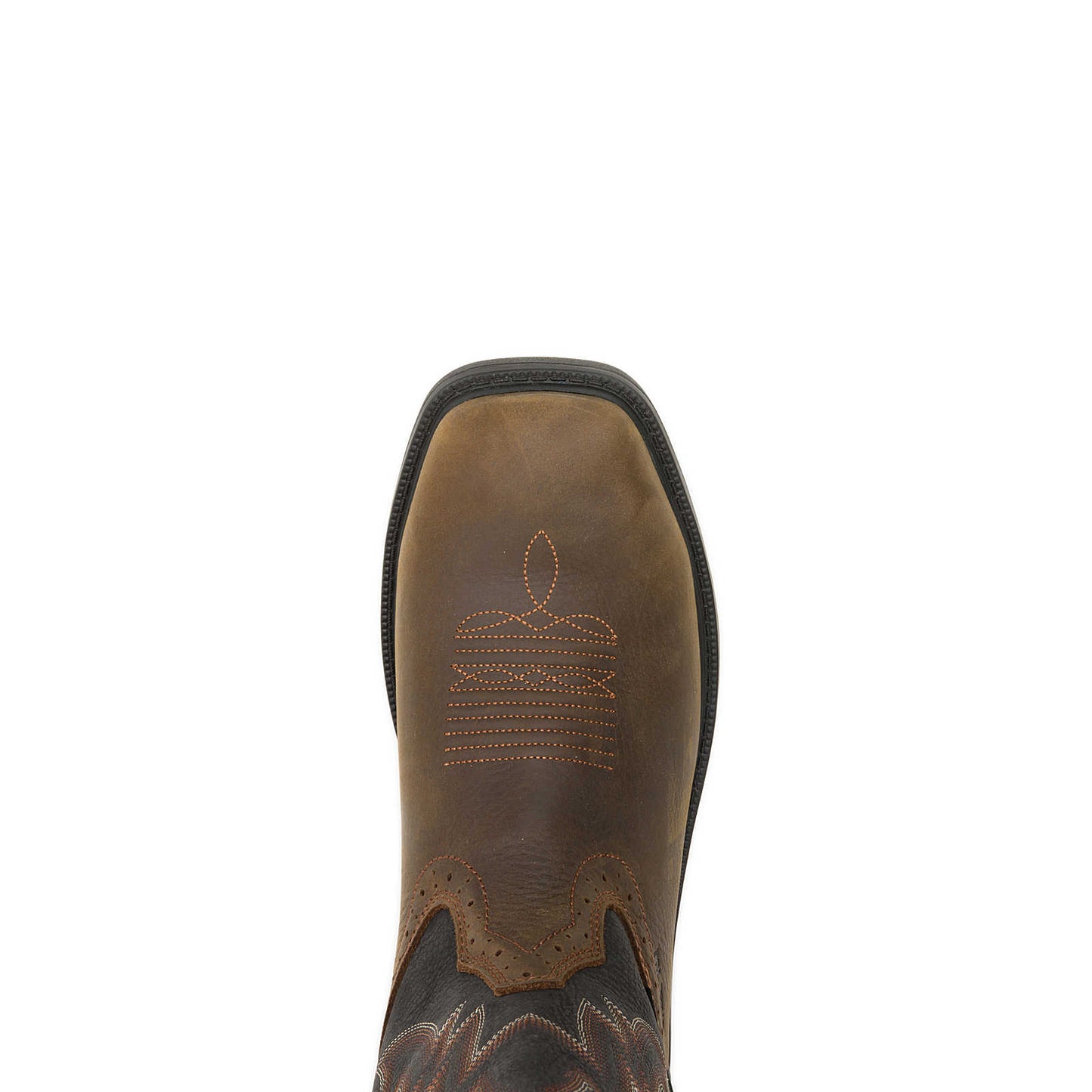 Wolverine Men's Rancher Level Steel-Toe Pull-On Work Wellington - Black Brown