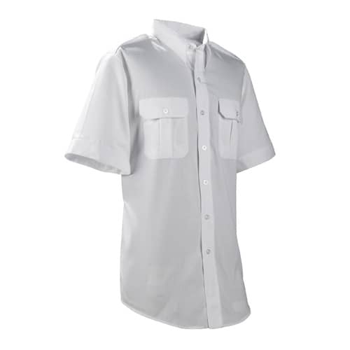 Flying Cross Men's 65 35 Polyester Cotton Duro Poplin Short-Sleeve Shirt