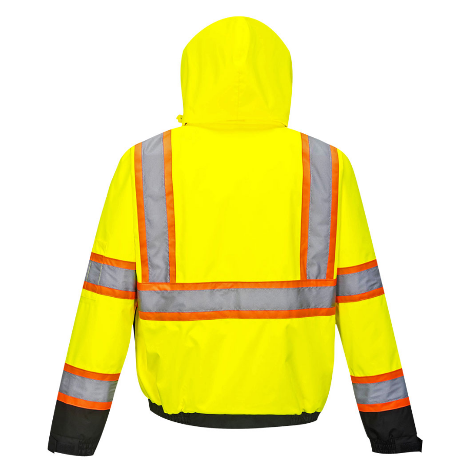 Portwest Hi-Vis 2-in-1 Contrast Bomber Jacket