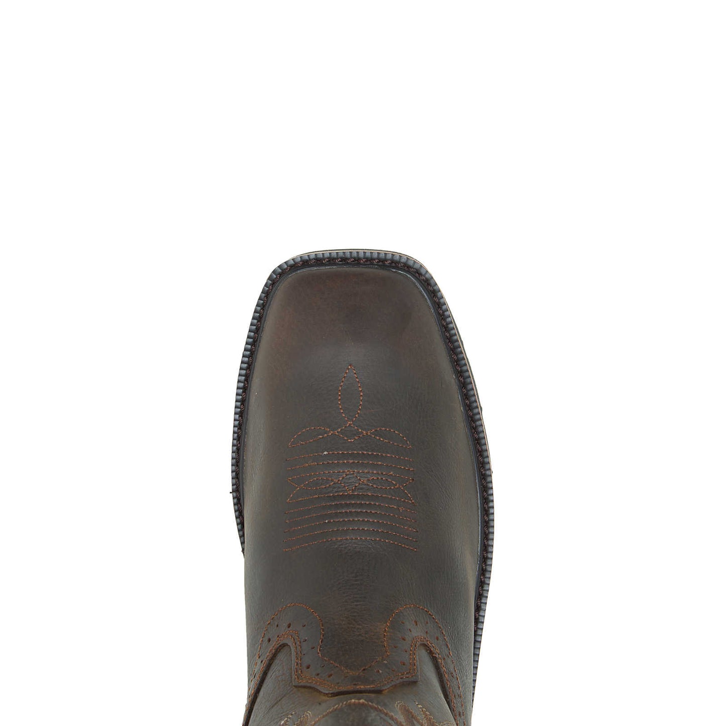 Wolverine Men's Rancher Square-Toe Wellington - Dk Brown/Rust (Classic Soft Toe)