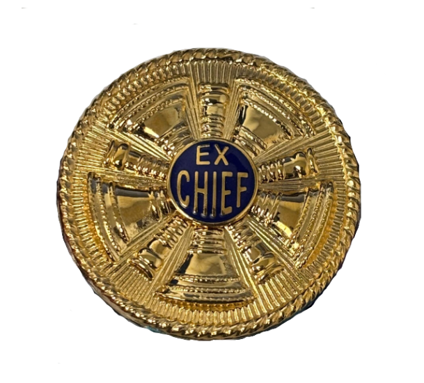 Smith & Warren C102 - Five Crossed Bugles with BLUE EX-CHIEF