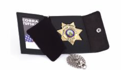 Cobra Tufskin Universal Fit Sergeant Shield & ID Case with Wallet Chain
