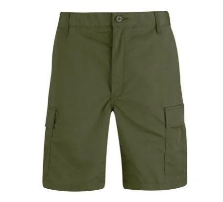 Olive Men's BDU Shorts - Ripstop