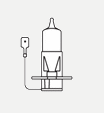 2073-H3-1 (12V) and 2073-H3-2 (24V) Replacement Bulbs