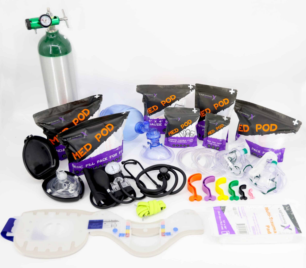 Lightning X Premium Oxygen Trauma Refill Fill Kit