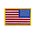 Hero's Pride 3-1/2X2-1/4" U.S. Flag Patch
