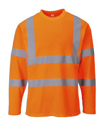 Portwest Hi-Vis T-Shirt Long Sleeves