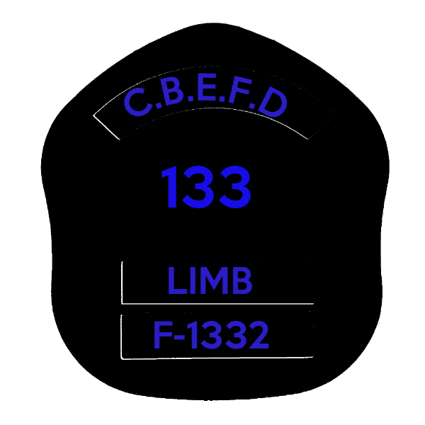 LA Short Style Fire Helmet Shield LAS5