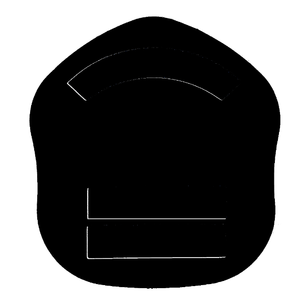 LA Short Style Fire Helmet Shield LAS5