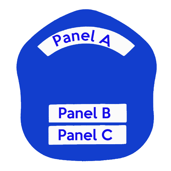 LA Short Style Fire Helmet Shield LAS5