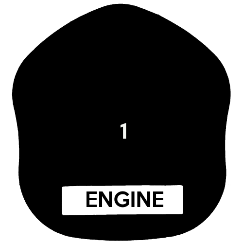 LA Style Fire Helmet Shield L2