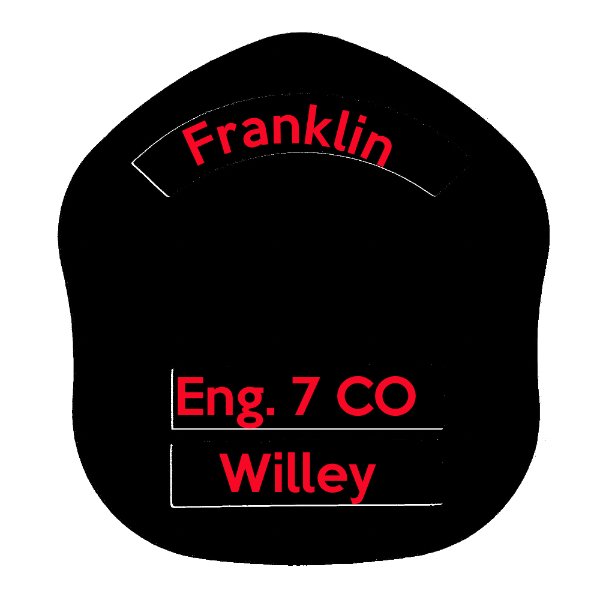 LA Short Style Fire Helmet Shield LAS5