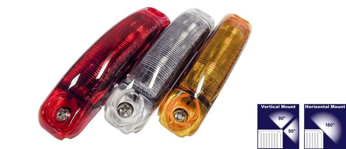 TecNiq S18 PC/P2 Rated 3.5x.75 Surface Mount Marker Light