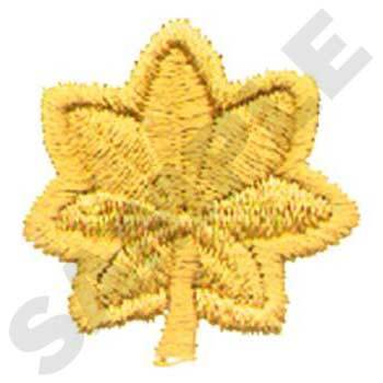 Major Lt. Colonel/Battaliion Chief Collar Embroidery